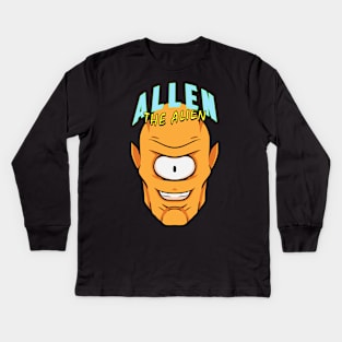 Allen The Alien Kids Long Sleeve T-Shirt